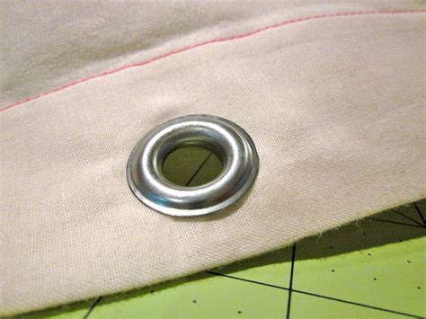 metal holes for fabric|applying grommets to fabric.